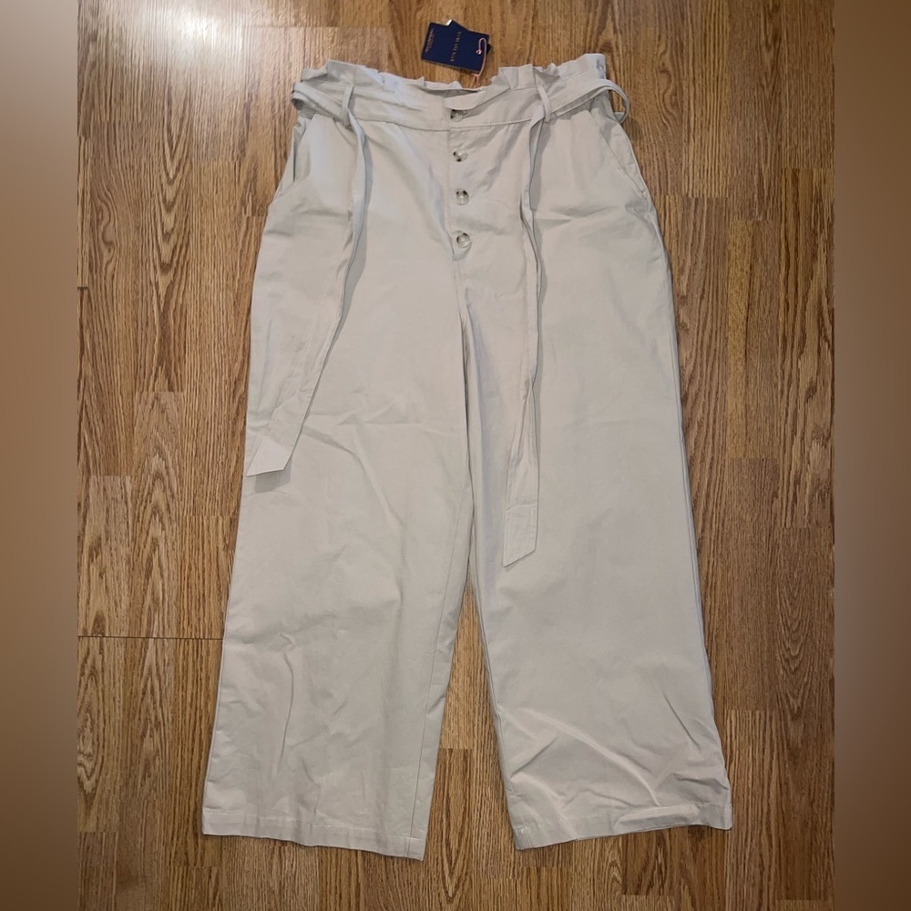 Khaki Paperbag Pants